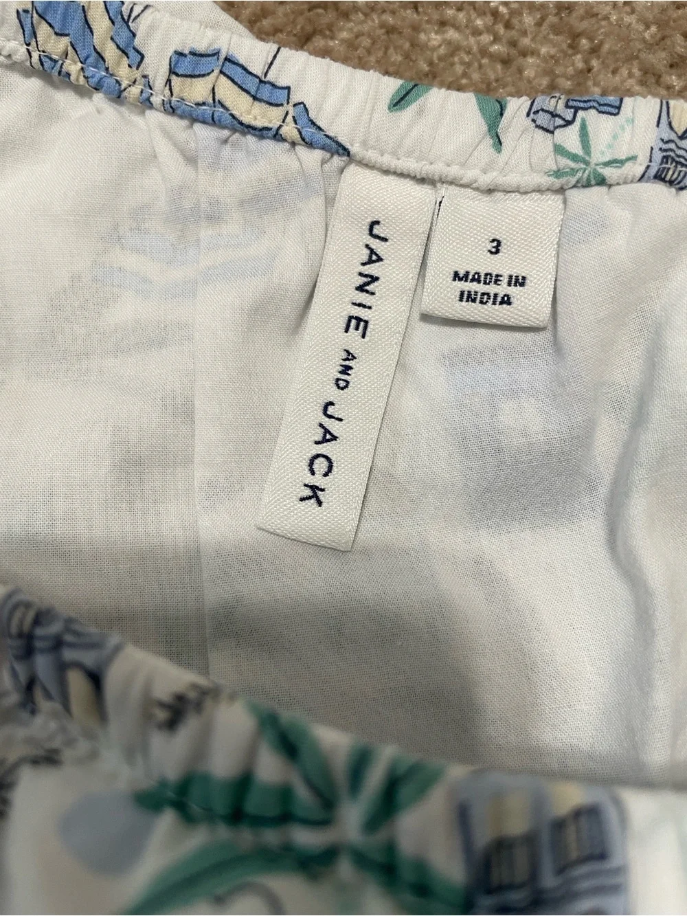 Janie and Jack Girls Romper